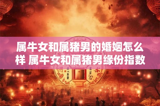 属牛女和属猪男的婚姻怎么样 属牛女和属猪男缘份指数