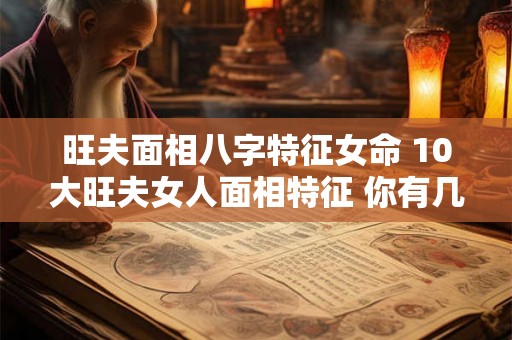 旺夫面相八字特征女命 10大旺夫女人面相特征 你有几个 旺夫面相八字特征女命 10大旺夫女人面相特征 你有几个