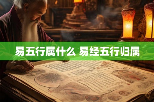 易五行属什么 易经五行归属 易五行属什么 易经五行归属