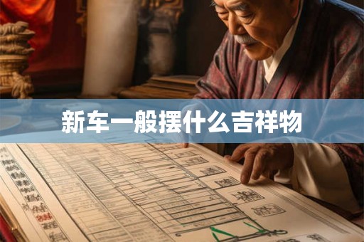 新车一般摆什么吉祥物 新车一般摆什么吉祥物