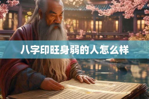 八字印旺身弱的人怎么样