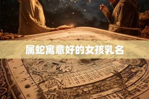 属蛇寓意好的女孩乳名 属蛇寓意好的女孩乳名