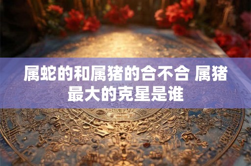 属蛇的和属猪的合不合 属猪最大的克星是谁 属蛇的和属猪的合不合 属猪最大的克星是谁