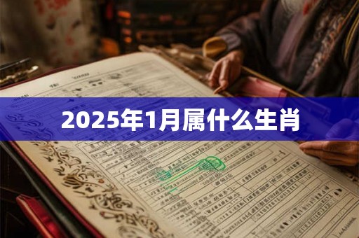 2025年1月属什么生肖 2025年1月属什么生肖