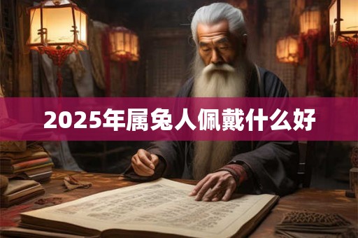 2025年属兔人佩戴什么好 2025年属兔人佩戴什么好