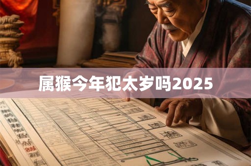 属猴今年犯太岁吗2025 属猴今年犯太岁吗2025