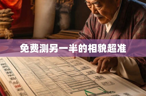 免费测另一半的相貌超准 免费测另一半的相貌超准