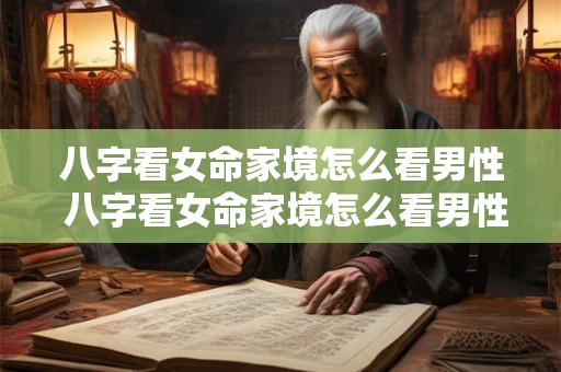 八字看女命家境怎么看男性 八字看女命家境怎么看男性还是女性 八字看女命家境怎么看男性 八字看女命家境怎么看男性还是女性