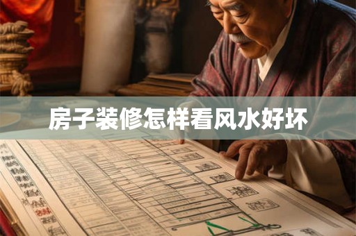 房子装修怎样看风水好坏