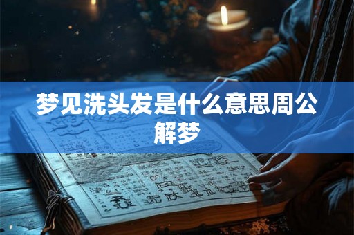 梦见洗头发是什么意思周公解梦 梦见洗头发是什么意思周公解梦