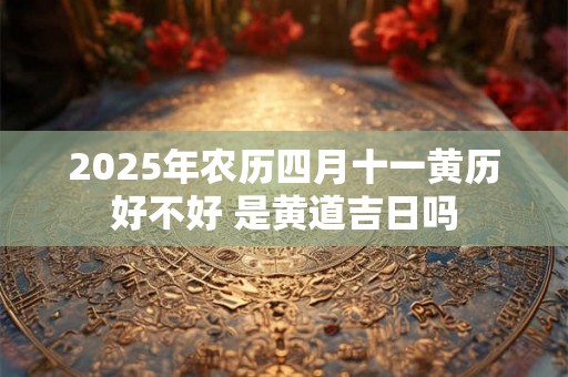 2025年农历四月十一黄历好不好 是黄道吉日吗