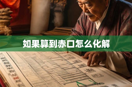 如果算到赤口怎么化解 如果算到赤口怎么化解