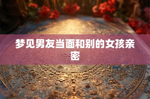 梦见男友当面和别的女孩亲密