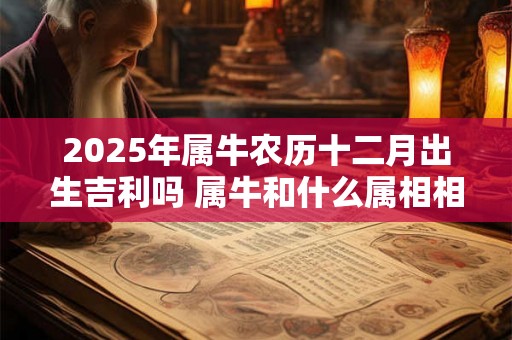 2025年属牛农历十二月出生吉利吗 属牛和什么属相相克 2025年属牛农历十二月出生吉利吗 属牛和什么属相相克