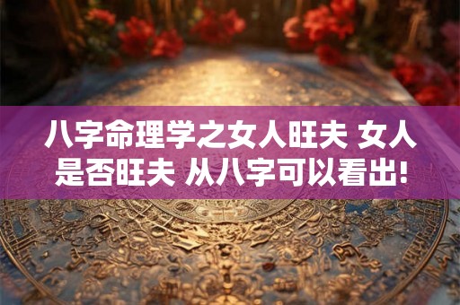 八字命理学之女人旺夫 女人是否旺夫 从八字可以看出! 八字命理学之女人旺夫 女人是否旺夫 从八字可以看出!