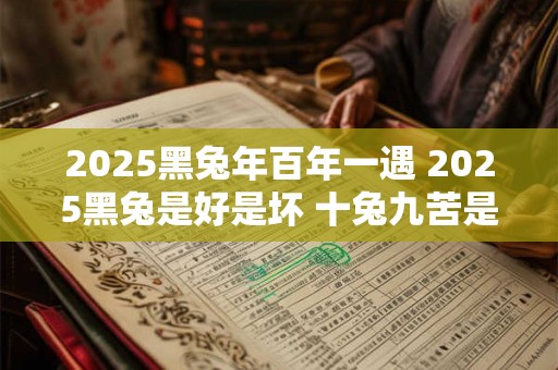 2025黑兔年百年一遇 2025黑兔是好是坏 十兔九苦是不是真的 2025黑兔年百年一遇 2025黑兔是好是坏 十兔九苦是不是真的