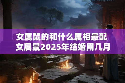 女属鼠的和什么属相最配 女属鼠2025年结婚用几月好 女属鼠的和什么属相最配 女属鼠2025年结婚用几月好