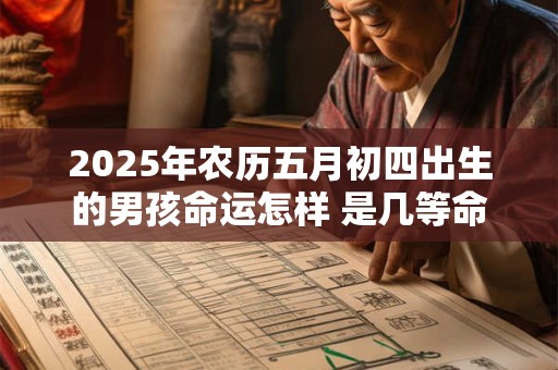 2025年农历五月初四出生的男孩命运怎样 是几等命 2025年农历五月初四出生的男孩命运怎样 是几等命