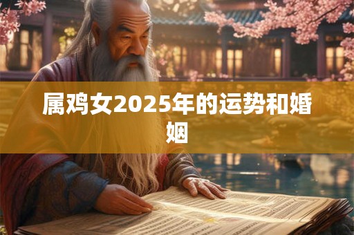 属鸡女2025年的运势和婚姻 属鸡女2025年的运势和婚姻