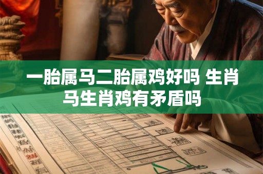 一胎属马二胎属鸡好吗 生肖马生肖鸡有矛盾吗 一胎属马二胎属鸡好吗 生肖马生肖鸡有矛盾吗