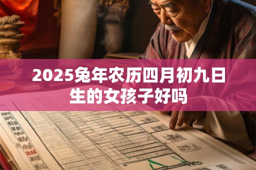 2025兔年农历四月初九日生的女孩子好吗 2025兔年农历四月初九日生的女孩子好吗