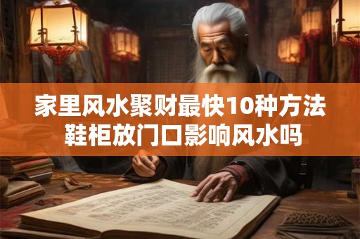 家里风水聚财最快10种方法 鞋柜放门口影响风水吗 家里风水聚财最快10种方法 鞋柜放门口影响风水吗