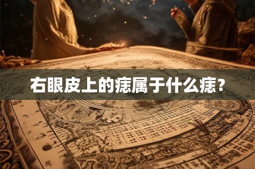 右眼皮上的痣属于什么痣? 右眼皮上的痣属于什么痣?