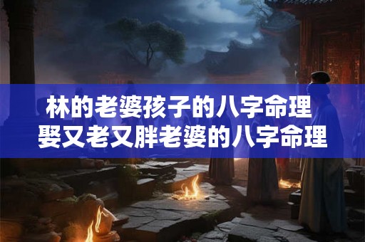 林的老婆孩子的八字命理 娶又老又胖老婆的八字命理 林的老婆孩子的八字命理 娶又老又胖老婆的八字命理