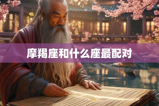 摩羯座和什么座最配对