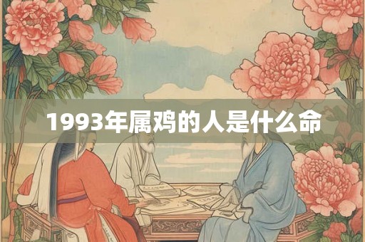 1993年属鸡的人是什么命 1993年属鸡的人是什么命