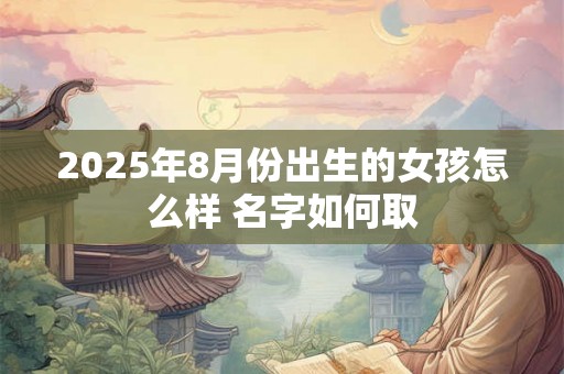 2025年8月份出生的女孩怎么样 名字如何取 2025年8月份出生的女孩怎么样 名字如何取