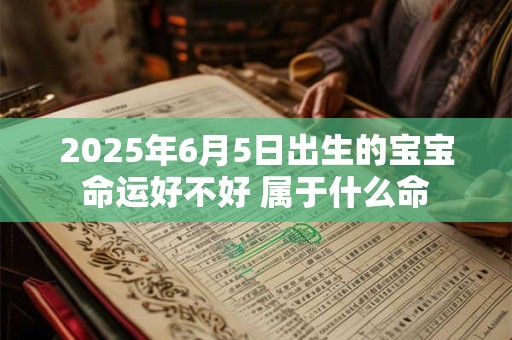 2025年6月5日出生的宝宝命运好不好 属于什么命 2025年6月5日出生的宝宝命运好不好 属于什么命