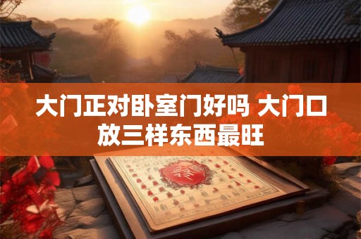 大门正对卧室门好吗 大门口放三样东西最旺