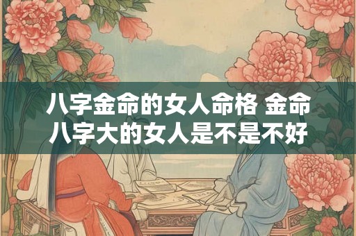 八字金命的女人命格 金命八字大的女人是不是不好 八字金命的女人命格 金命八字大的女人是不是不好