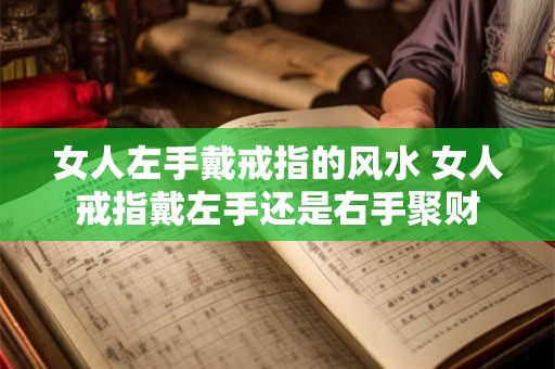 女人左手戴戒指的风水 女人戒指戴左手还是右手聚财 女人左手戴戒指的风水 女人戒指戴左手还是右手聚财