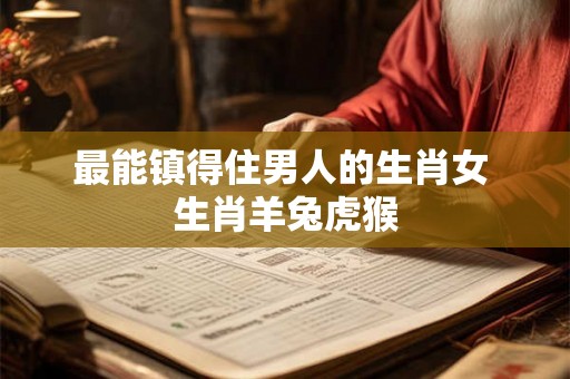最能镇得住男人的生肖女 生肖羊兔虎猴 最能镇得住男人的生肖女 生肖羊兔虎猴