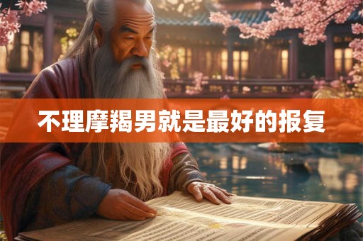 不理摩羯男就是最好的报复 不理摩羯男就是最好的报复