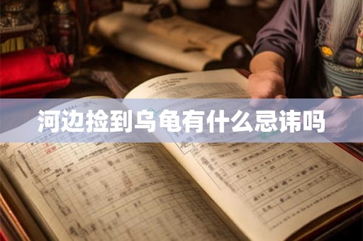 河边捡到乌龟有什么忌讳吗