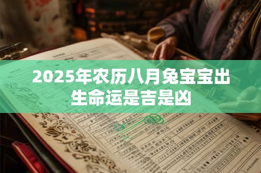 2025年农历八月兔宝宝出生命运是吉是凶 2025年农历八月兔宝宝出生命运是吉是凶