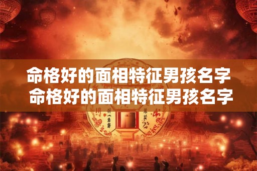 命格好的面相特征男孩名字 命格好的面相特征男孩名字怎么取 命格好的面相特征男孩名字 命格好的面相特征男孩名字怎么取