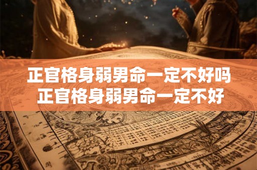 正官格身弱男命一定不好吗 正官格身弱男命一定不好吗为什么 正官格身弱男命一定不好吗 正官格身弱男命一定不好吗为什么