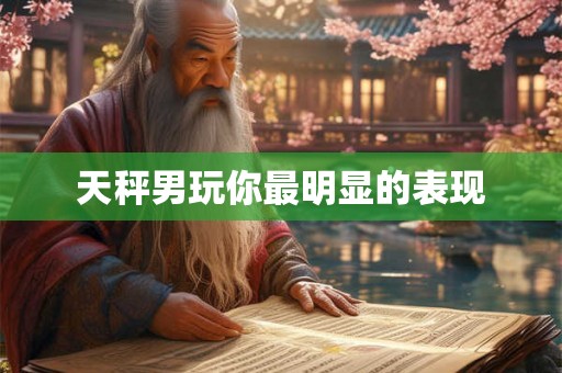 天秤男玩你最明显的表现 天秤男玩你最明显的表现