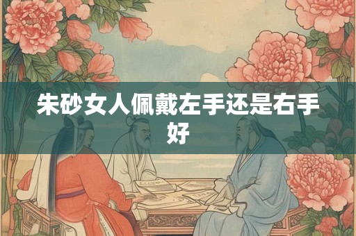 朱砂女人佩戴左手还是右手好 朱砂女人佩戴左手还是右手好