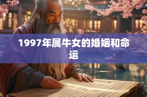 1997年属牛女的婚姻和命运 1997年属牛女的婚姻和命运