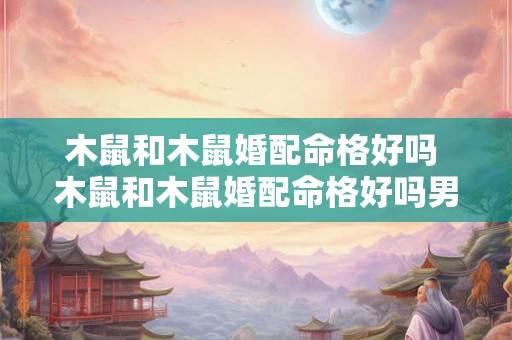 木鼠和木鼠婚配命格好吗 木鼠和木鼠婚配命格好吗男孩 木鼠和木鼠婚配命格好吗 木鼠和木鼠婚配命格好吗男孩