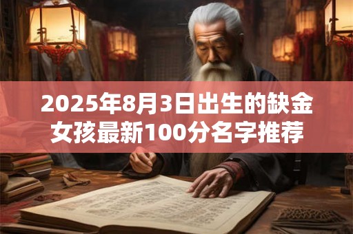 2025年8月3日出生的缺金女孩最新100分名字推荐 2025年8月3日出生的缺金女孩最新100分名字推荐
