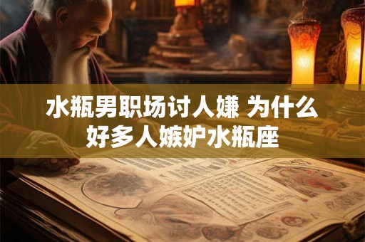 水瓶男职场讨人嫌 为什么好多人嫉妒水瓶座