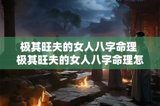 极其旺夫的女人八字命理 极其旺夫的女人八字命理怎么样