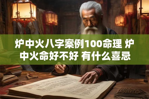 炉中火八字案例100命理 炉中火命好不好 有什么喜忌 炉中火八字案例100命理 炉中火命好不好 有什么喜忌
