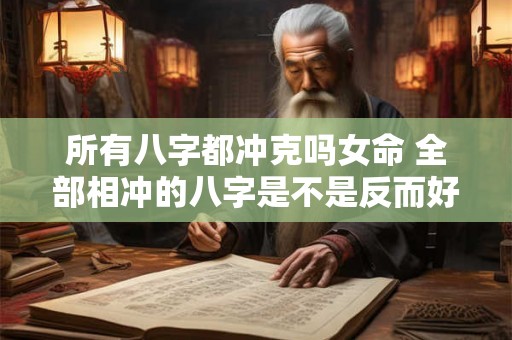 所有八字都冲克吗女命 全部相冲的八字是不是反而好 所有八字都冲克吗女命 全部相冲的八字是不是反而好